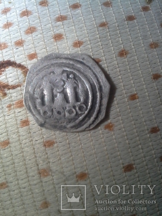 Монета серебро  денарий,пфенинг, фото №2
