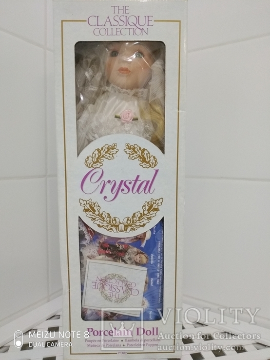 Фарфоровая кукла-невеста Crystal, фото №6