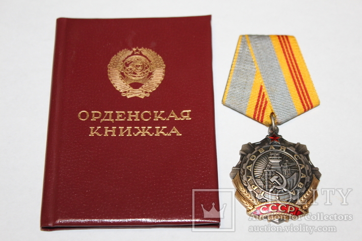 Орден Трудовая Слава 3ст с документом №595388