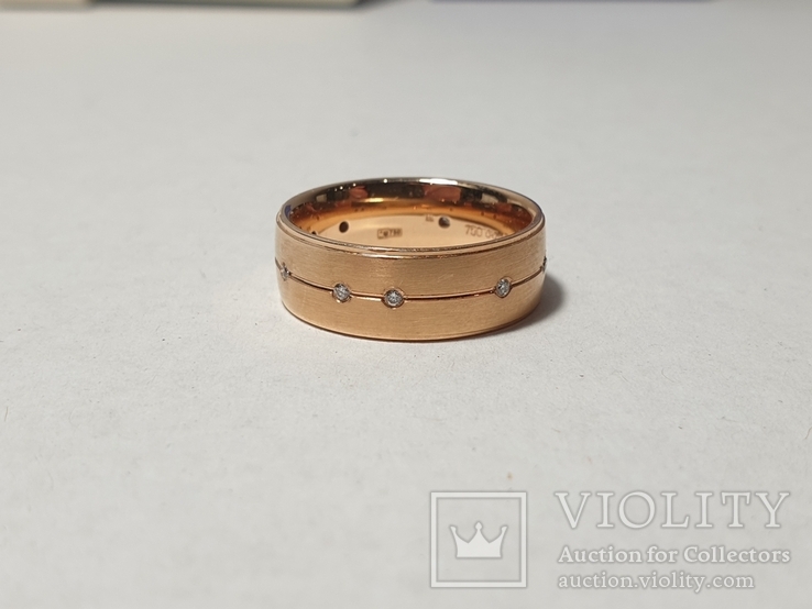 Брендовое кольцо из золота 750 пробы Peter Heim с бриллиантами Новое, фото №5