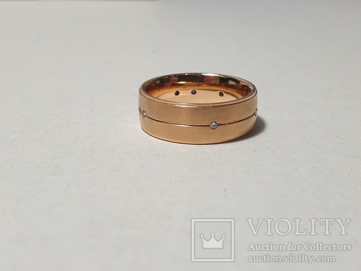 Брендовое кольцо из золота 750 пробы Peter Heim с бриллиантами Новое, фото №7