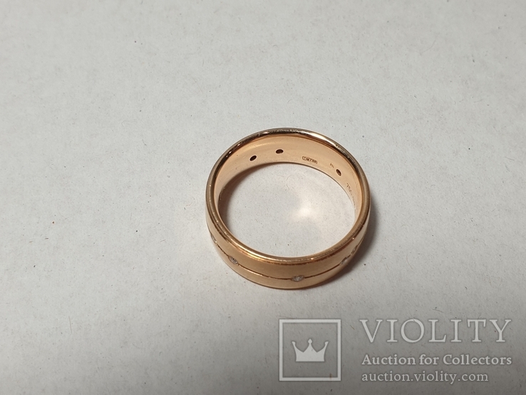 Брендовое кольцо из золота 750 пробы Peter Heim с бриллиантами Новое, фото №9