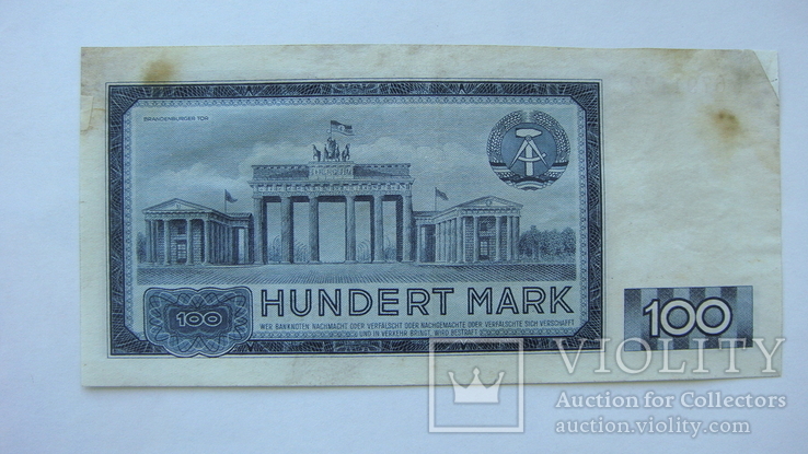 ГДР 100 марок 1964, фото №3