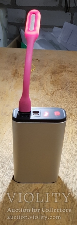 USB Лампа розовая (для powerbank, notebook), фото №5