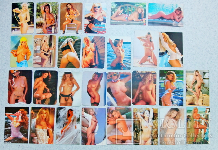 Календарики девушки эротика 90х эротические 98шт, фото №3
