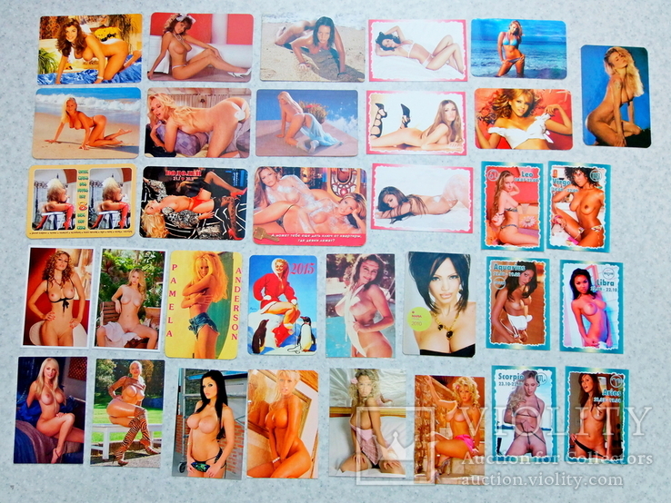 Календарики девушки эротика 90х эротические 98шт, фото №4