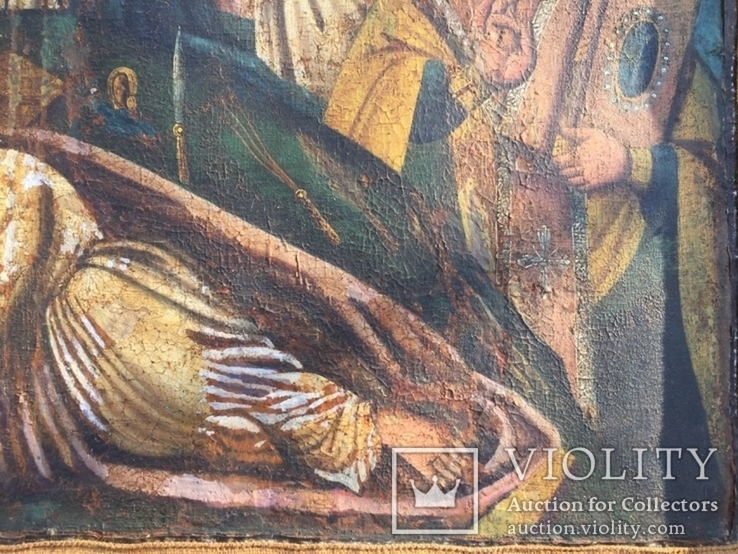 Икона Недреманное око(Иоаннъ Воин, Богородица, Мария Магдалина, Николай), фото №4