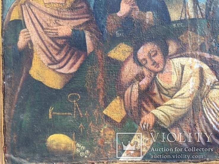 Икона Недреманное око(Иоаннъ Воин, Богородица, Мария Магдалина, Николай), фото №5