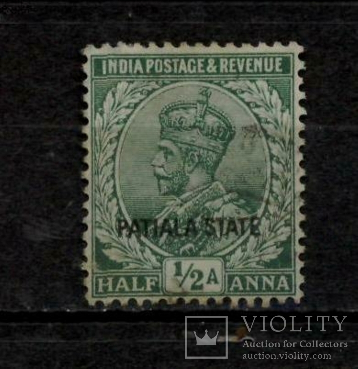 Патіала штат Індії 1933 колонія Британії