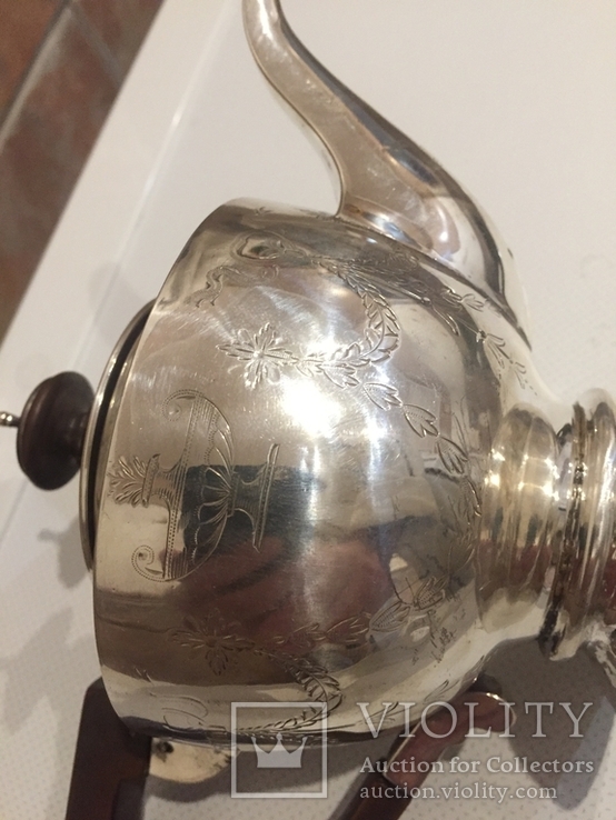 Серебрянный кофейник, заварникАнглия(925 пр.), фото №10