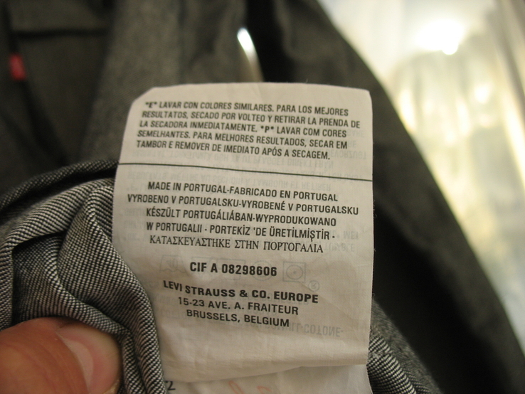 #31 Рубашка Levis (Made in Portugal), фото №8