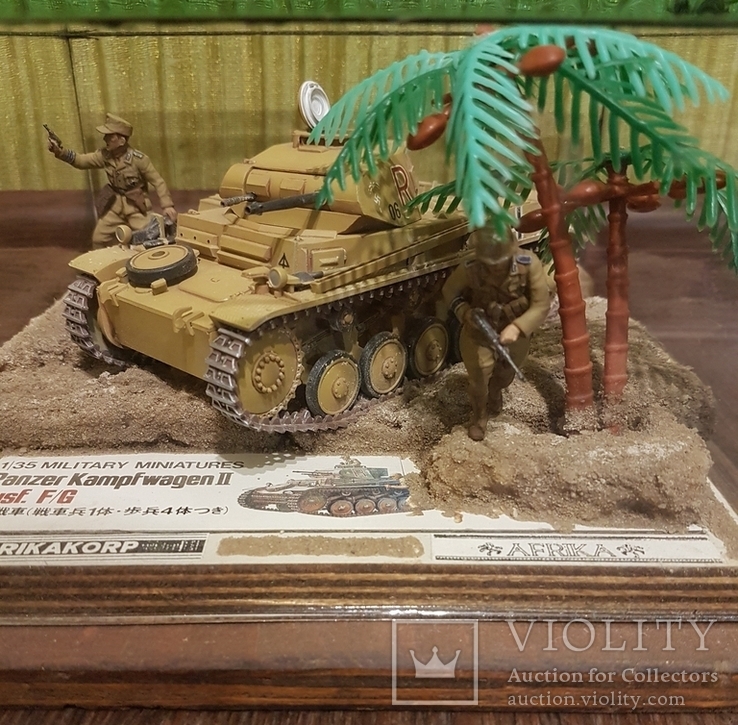 Panzer Kampfwagen II Ausf. F/G в стеклянном кофре, numer zdjęcia 2