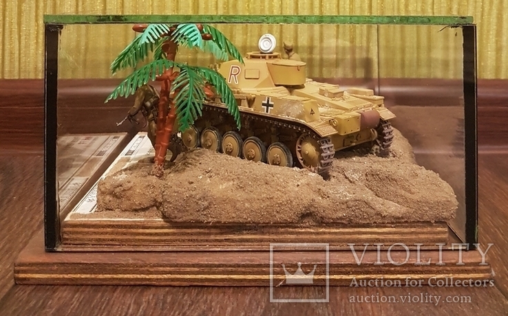 Panzer Kampfwagen II Ausf. F/G в стеклянном кофре, фото №6