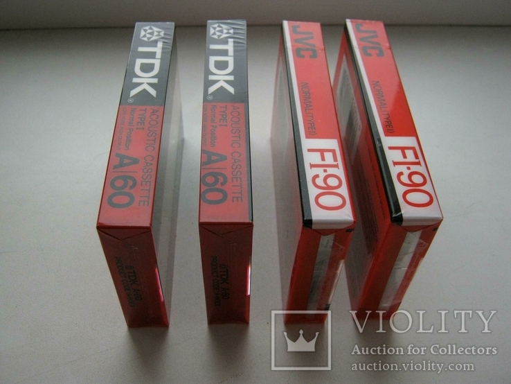 TDK A-60 и JVC FI-90 (4 аудиокассеты), фото №5