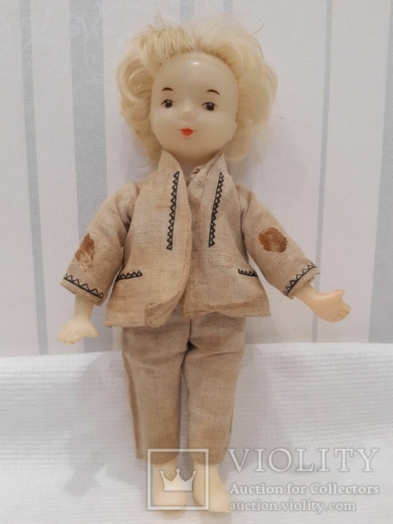 Кукла в старинном льняном костюме, фото №8