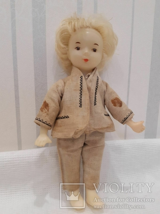 Кукла в старинном льняном костюме, фото №2