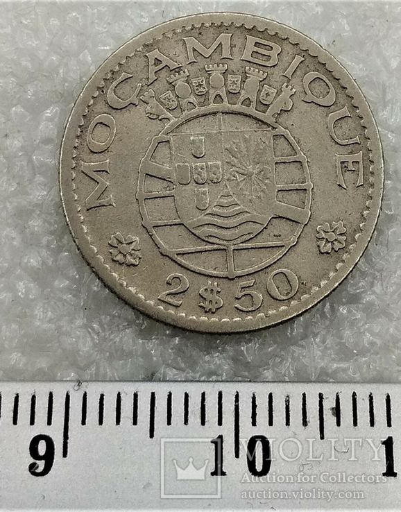 2.5 Доллара 1954 Мозамбик Португалия, photo number 2