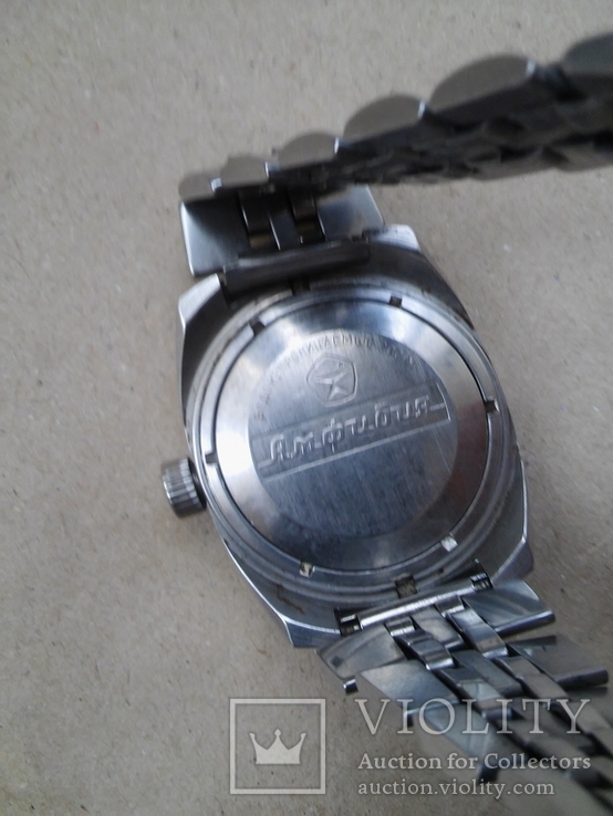 Часы Восток Амфибия механические на родном браслете, фото №5