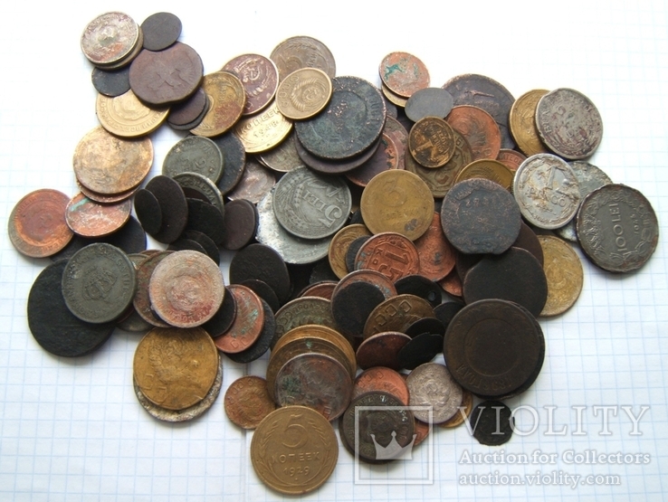 Монеты РИ, дореформа, средневековье, Европа до 1945 г. , 156 шт