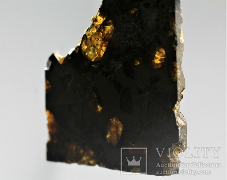 Залізо-кам'яний метеорит Brahin, 22,5 грами, сертифікат автентичності, фото №8