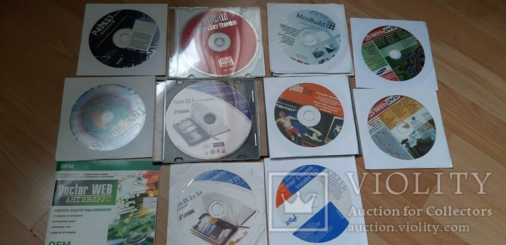 CD диски с программами (есть лицензионные с мануалами), фото №11