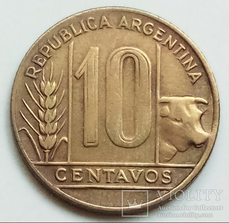 10 сентаво 1949 г. Аргентина