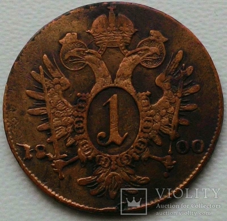Австрия 1 Крейцер 1800 год, фото №2