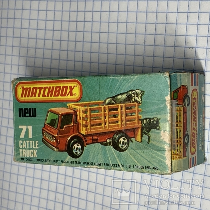 Matchbox Cattle Truck Made in England, фото №2