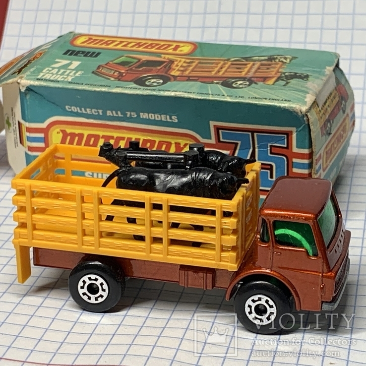 Matchbox Cattle Truck Made in England, фото №3