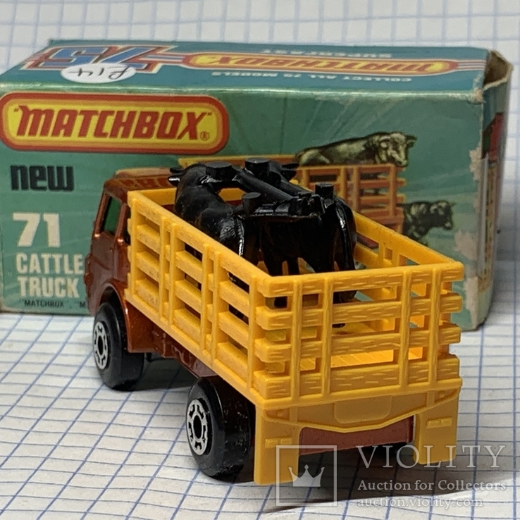 Matchbox Cattle Truck Made in England, фото №7