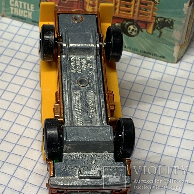 Matchbox Cattle Truck Made in England, фото №8