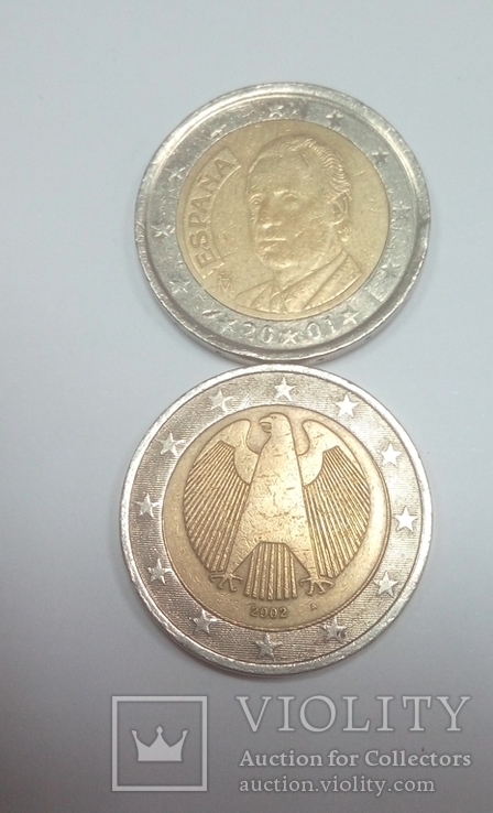 Євро монети. оборотні, фото №5