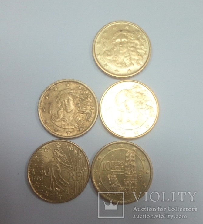 Євро монети. оборотні, фото №9