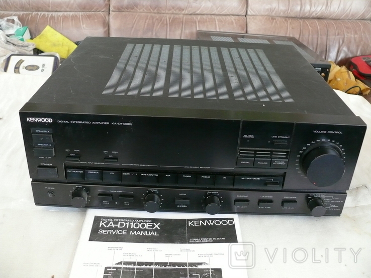 Kenwood KA-D1100EX - Мощный стереоусилитель со встроенным ЦАПом (D\A Converter), фото №2