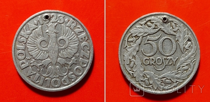 Польша. 50 грошей 1923г.