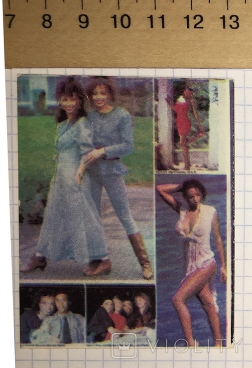 Календарик реклама девушки, мода, стиль, 1988 / дівчата