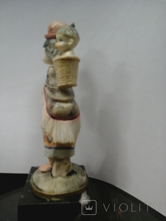 Статуэтка "Мама", слоновая кость, 20-30-е гг. XX в., авторская работа, Италия, фото №4