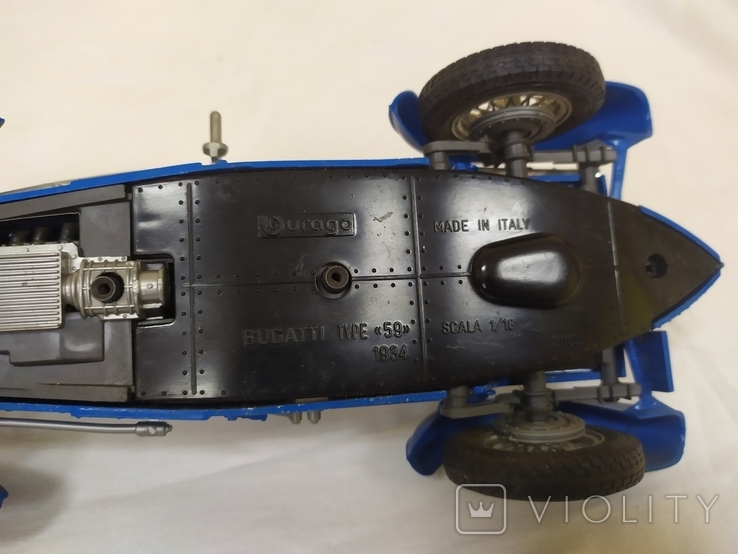 Модель автомобиля Bugatti Type 59. Bburago. 1/18, фото №12