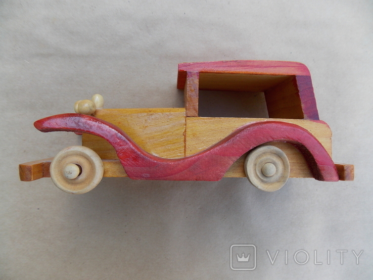 Машинка деревянная, фото №2