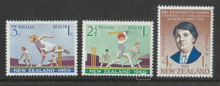 Новая Зеландия 1969 детский спорт