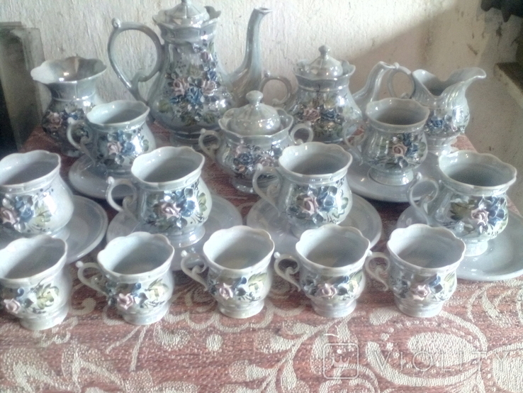 Чайный кофейный сервиз на 6 персон Kil Югославия, фото №9