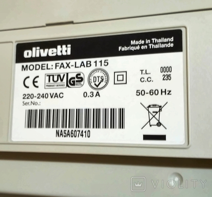 Факс Olivetti Fax-Lab 115 - Новый, упаковка - факс, телефон, автоответчик, комлект, фото №7