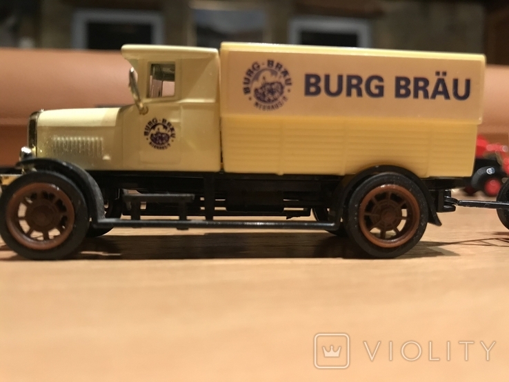 Модель грузовой машины 30-х годов BURG BRAU, фото №2