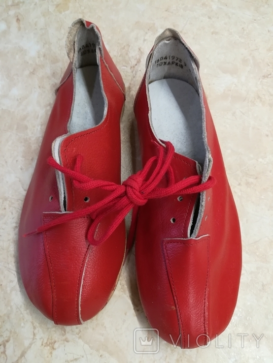 Обувь туфли натуральная кожа СССР 1972 год, фото №3