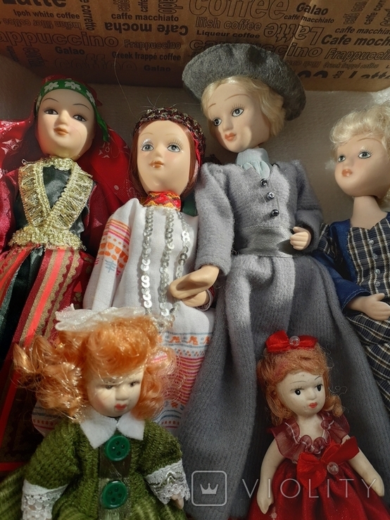 Коллекционные фарфоровые куклы Ручная работа Винтаж