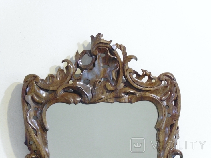 (Replica) Carved frame for a mirror, in the Rococo style., photo number 3