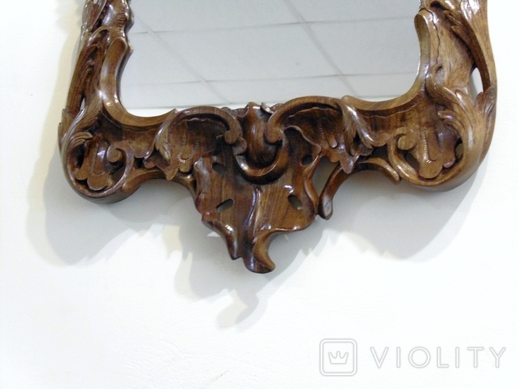 (Replica) Carved frame for a mirror, in the Rococo style., photo number 5