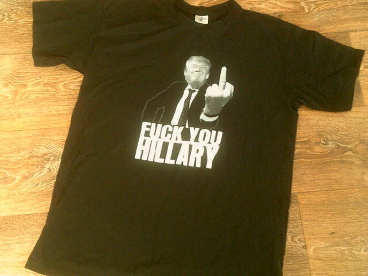 Трамп - черная футболка разм.M, фото №2