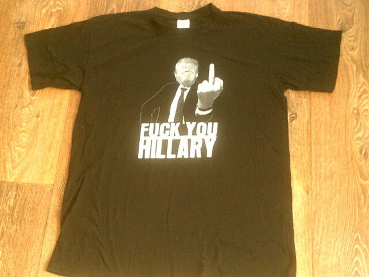 Трамп - черная футболка разм.M, фото №4