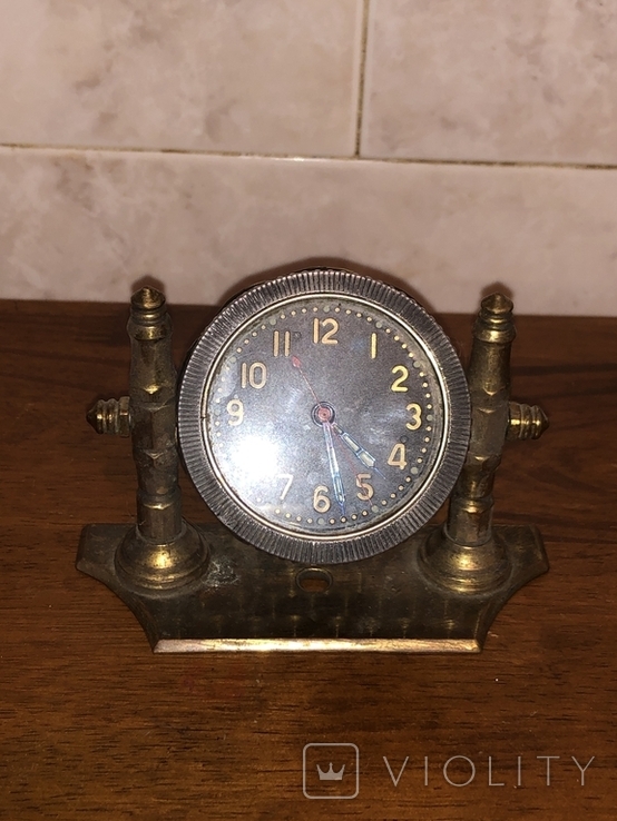 Танковые часы в латунном корпусе, фото №3